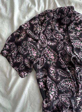 Vestido seda The Kooples floral