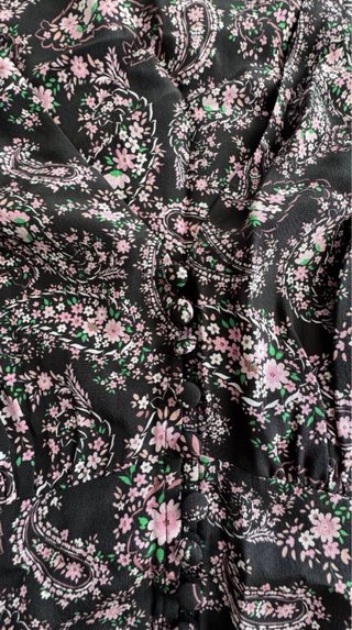 Vestido seda The Kooples floral