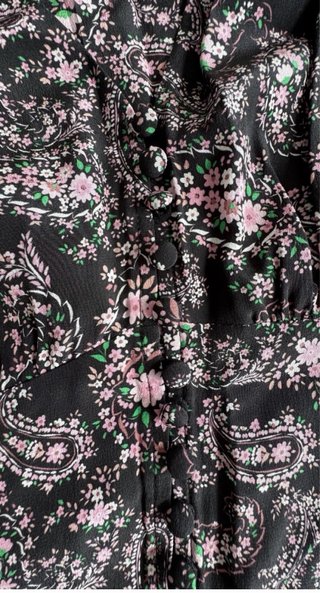 Vestido seda The Kooples floral