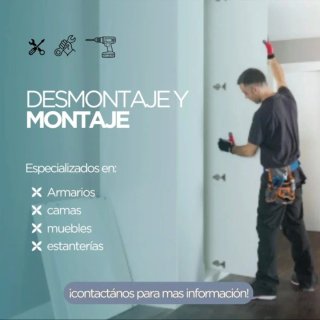 MONTAJE Y DESMONTAJE DE MUEBLES PROFESIONAL