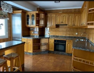 Muebles de Cocina Madera y Cristal