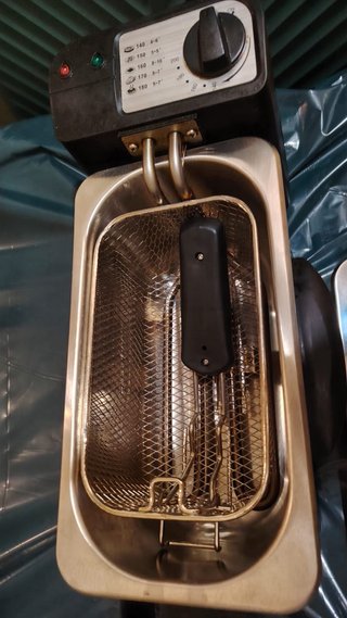Freidora Eléctrica Acero Inoxidable