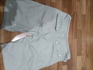 Pantaloncino cargo Sisley verde militare taglia 50