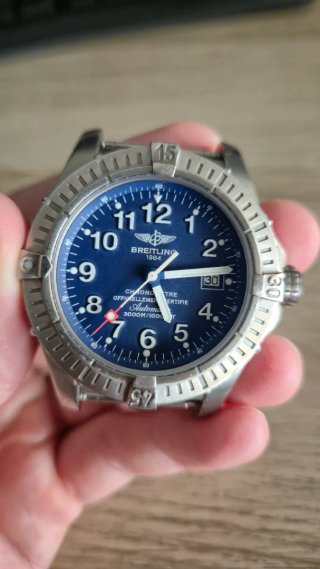 Breitling Avenger Seawolf Titanio Esfera Azul