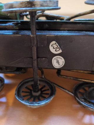 Tren artesanal vintage