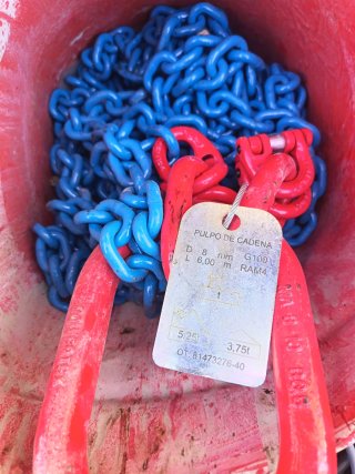 Cadenas de obra 4 pulpos