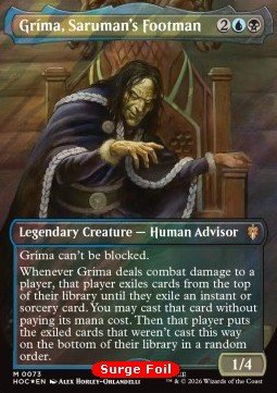 Gríma, Saruman's Footman - Magic The Gathering