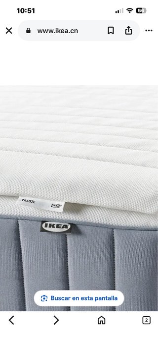 Materassino in schiuma Ikea Talgje 78x198