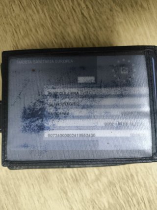 Cartera billetera cierre presión