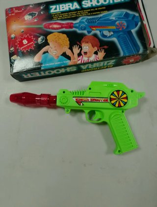 Pistola Zibra Shooter Electrónica 80s-90s