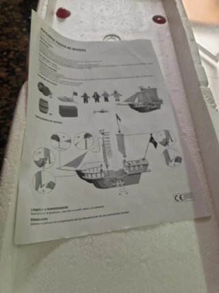 Barco Pirata de Madera