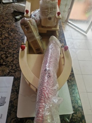 Barco Pirata de Madera