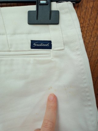 Shorts bianchi Vita alta Smallwoods