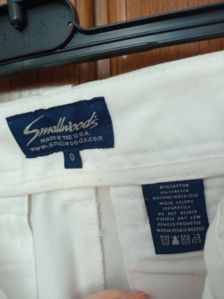 Shorts bianchi Vita alta Smallwoods