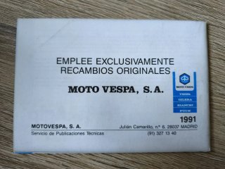 Manual Vespa 125-75 1991