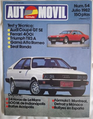 Revista Automovil No54 julio de 1982-1