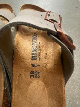 Birkenstock Arizona ciabatte grigie taglia 38