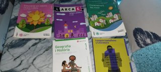 Libros texto 1 ESO y 6to primaria