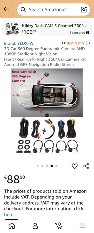 Kit Cámaras Coche 360°
