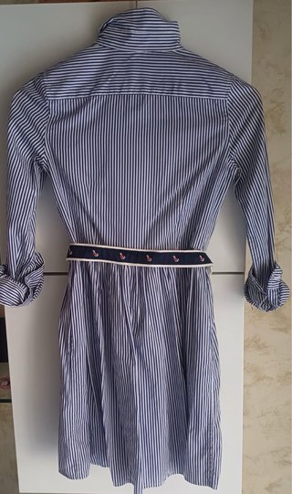 Vestido Polo Ralph Lauren Rayas Talla XS
