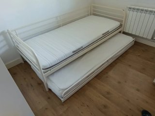 Cama nido Ikea con 2 colchones