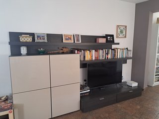 Mueble salón Kibuc beige y negro