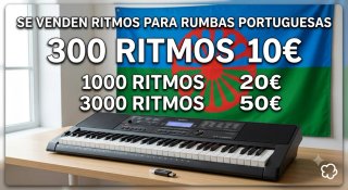 Ritmos Rumbas Portuguesas para Teclados
