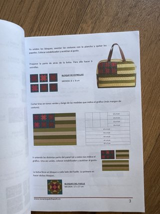 Patron maleta Patchwork.