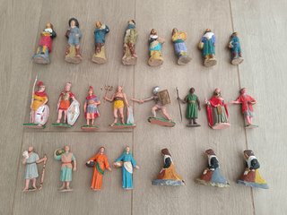 LOTE BELEN NAVIDEÑO CLÁSICO DE 135 PIEZAS AÑOS 90