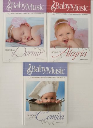 Pack 3 libros baby music