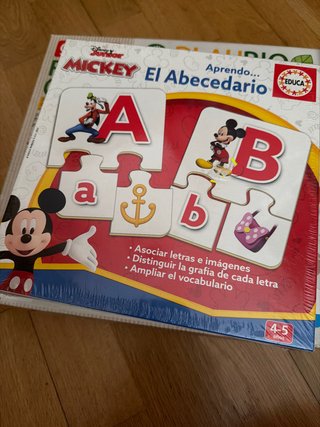 Puzzle Mickey El Abecedario Educa 4-5 años