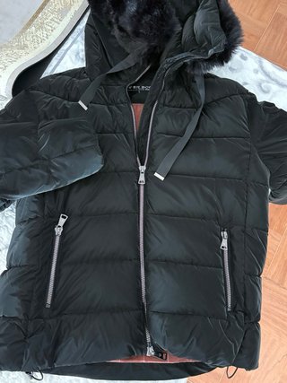 Abrigo Silbon Mujer Negro Talla L