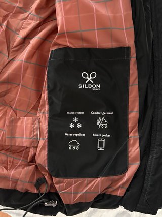 Abrigo Silbon Mujer Negro Talla L