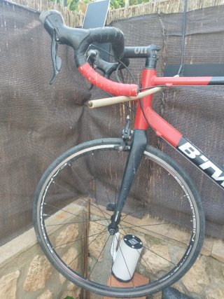 Bicicleta de Carretera Btwin Roja/NegrA