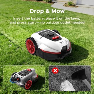 Robot cortacésped IA sin cable NUEVO