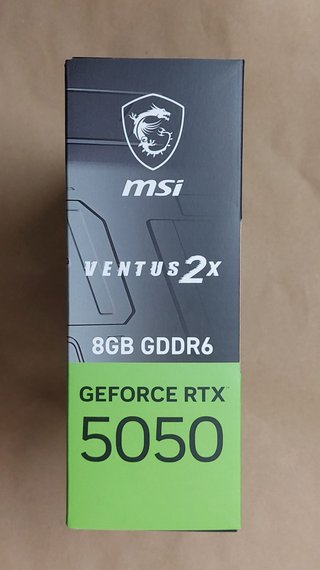 Confezione scheda video MSI GeForce RTX5050 Ventus
