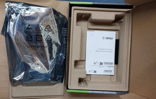 Confezione scheda video MSI GeForce RTX5050 Ventus