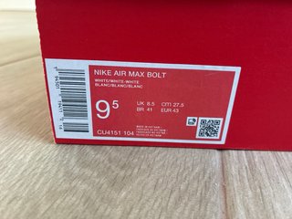 Nike Air Max Bolt Blancas Talla 43