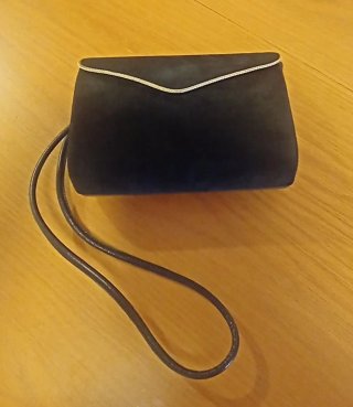Bolso de mano/Clutch negro estilo Vintage