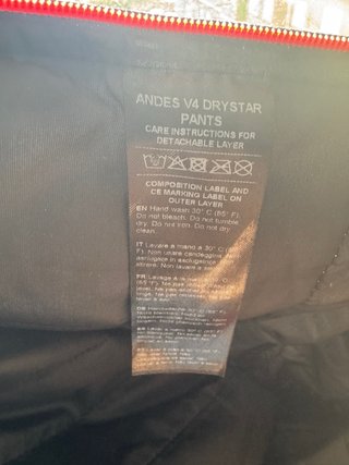 Pantalón Alpinestars Talla 4XL Negro