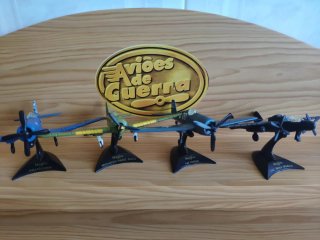 Coleção Miniaturas Aviões de Guerra