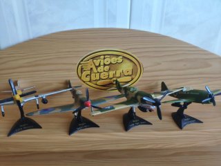 Coleção Miniaturas Aviões de Guerra