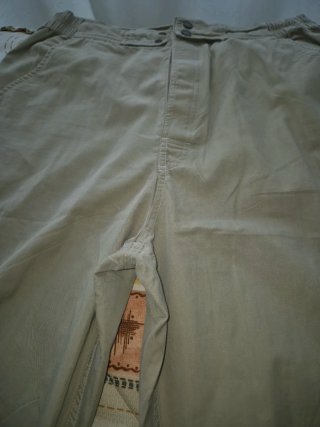 Pantalón loneta beige T. G