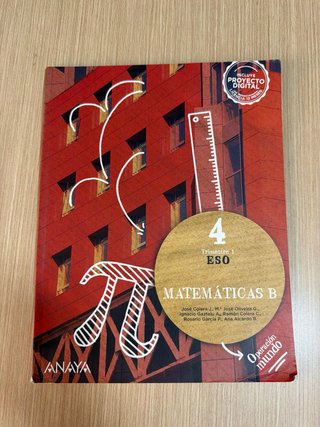 Matemáticas B. 4o de ESO