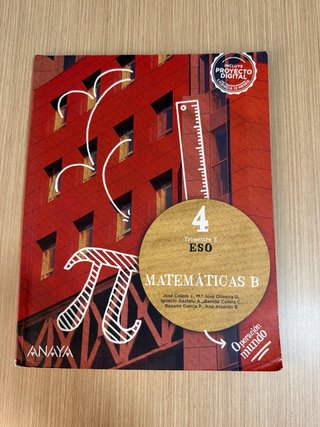 Matemáticas B. 4o de ESO