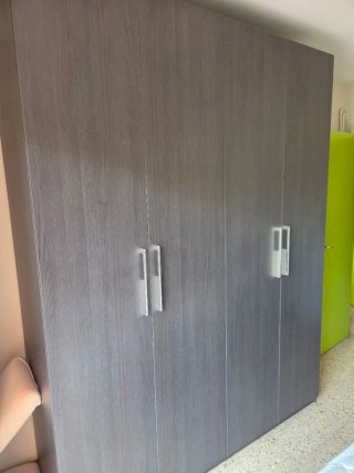 Armario Gris Roble Multipuertas