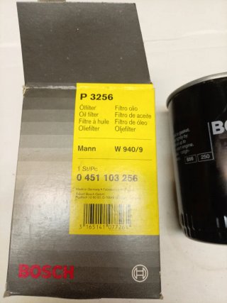 Filtro de Aceite Bosch P 3256