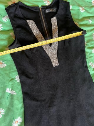Vestido Negro Verano Mujer Talla L