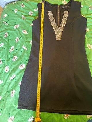 Vestido Negro Verano Mujer Talla L