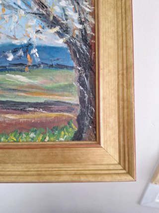 Cuadro Pintura al Óleo Paisaje